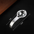 Polished stainless steel egg white separator kitchen yolk filter spoon by Decorbites