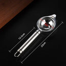 Polished stainless steel egg white separator kitchen yolk filter spoon by Decorbites