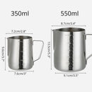 Polished stainless steel frothing cup kitchen latte art pitcher by Decorbites