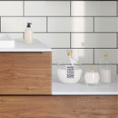 White 4x12 Matte Ceramic Subway Tile (34 pack, 10.4 sq ft/case) - Sample