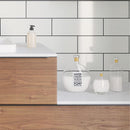 White 4x12 Polished Ceramic Subway Tile (34 pack, 10.4 sq ft/case) - Sample