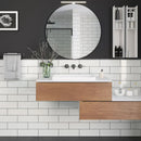 White 4x12 Polished Ceramic Subway Tile (34 pack, 10.4 sq ft/case) - Sample
