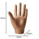 GobekUsa Hand Palm Sculpture Resin Decoration Crafts Character Statue Room Decor