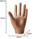 GobekUsa Hand Palm Sculpture Resin Decoration Crafts Character Statue Room Decor