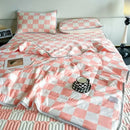 GobekUsa Double-Sided Cool Comforter Set: Ice Silk Duvet, Fitted Sheet, Pillowcase
