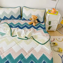 GobekUsa Double-Sided Cool Comforter Set: Ice Silk Duvet, Fitted Sheet, Pillowcase
