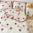 GobekUsa Double-Sided Cool Comforter Set: Ice Silk Duvet, Fitted Sheet, Pillowcase