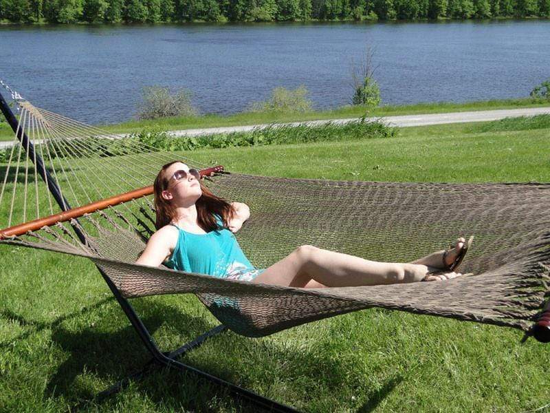 Polyester Rope Hammock - Soft-Woven Deluxe