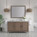 James Martin Portland 60" Single Bathroom Vanity, Whitewashed Walnut