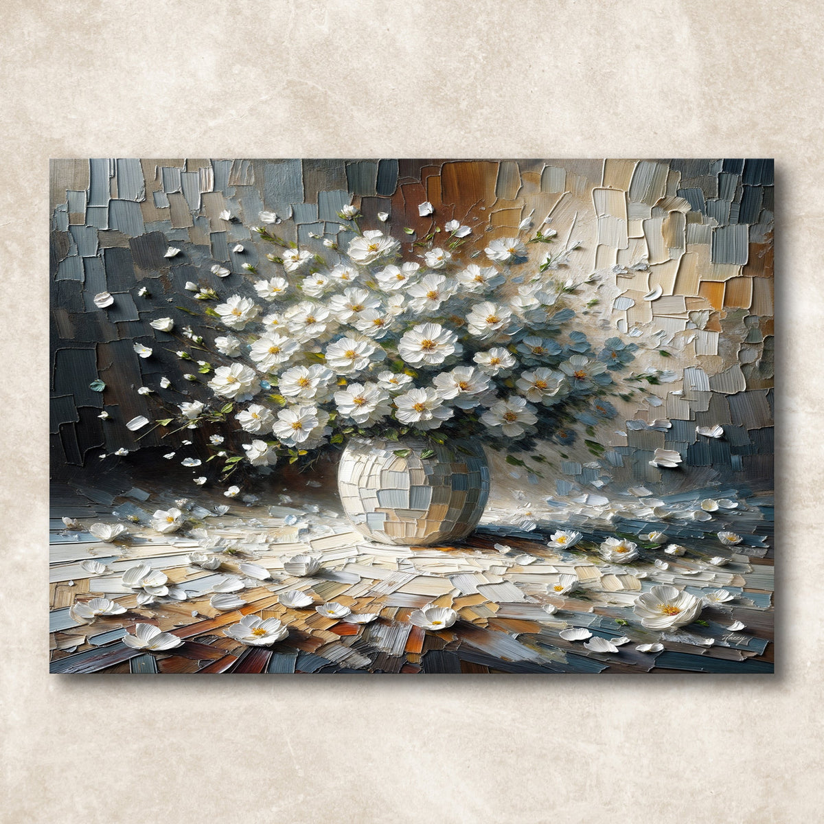 Canvas Print: "Porcelain Bloom", photo 5 of 7