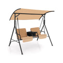 Porch Swing Chair with Adjustable Canopy by LJGDeals