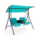 Porch Swing Chair with Adjustable Canopy by LJGDeals