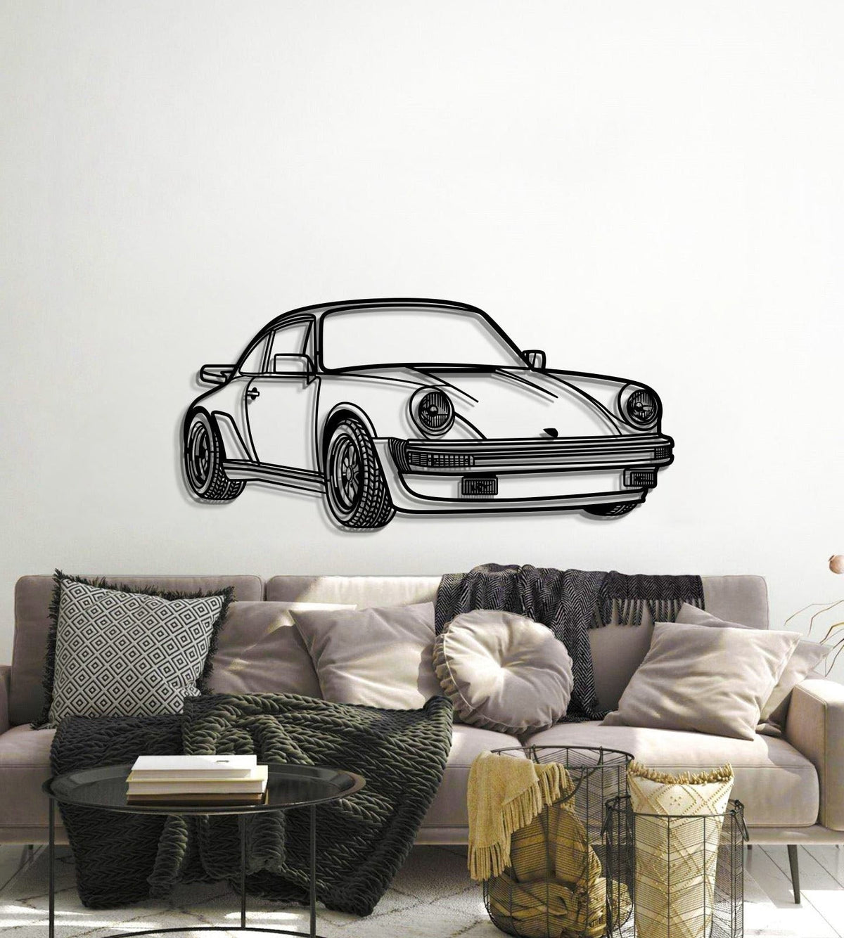 911 930 Perspective Metal Car Wall Art - MT0459, photo 6 of 8
