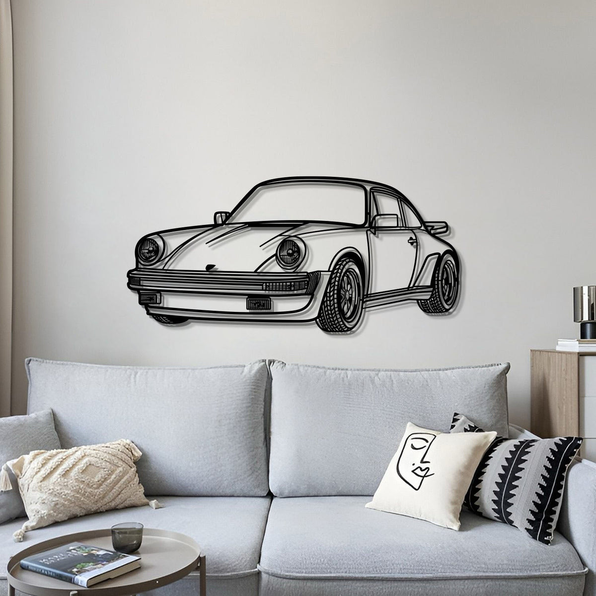 911 930 Perspective Metal Car Wall Art - MT0459, photo 4 of 8