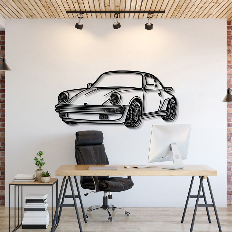 911 930 Perspective Metal Car Wall Art - MT0459
