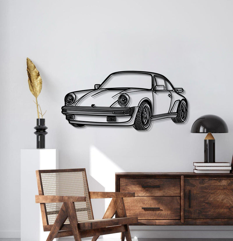 911 930 Perspective Metal Car Wall Art - MT0459