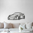 911 GT3 Model 991 Perspective Metal Car Wall Art  - MT0852