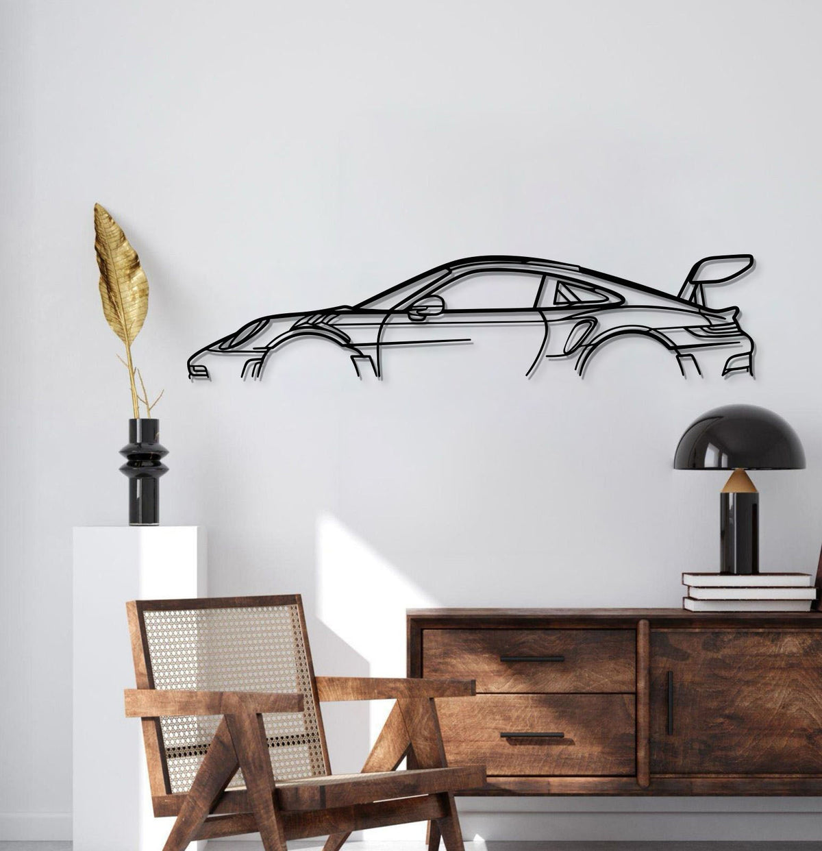 911 GT3 RS Model 992 Metal Car Wall Art  - MT0860, photo 2 of 8