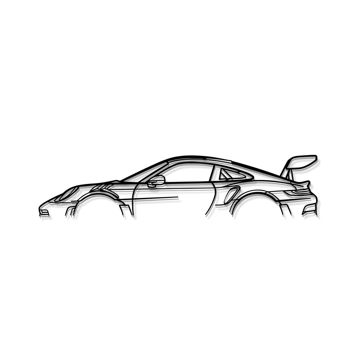 911 GT3 RS Model 992 Metal Car Wall Art  - MT0860, photo 8 of 8