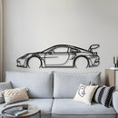 911 GT3 RS Model 992 Detailed Metal Car Wall Art - MT0859