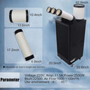 Portable 220V 2.5KW Outdoor 22K BTU Industrial Spot Cooling Air Conditioner (SAK42058) by SAKSBY WHOLESALE