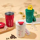 Portable 400ml coffee thermos bottle – kitchen shaker cup by Decorbites