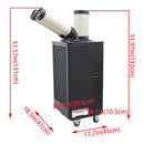 Portable 5L 220V 1.1KW Commercial Spot Cooler Tank With Wheels (SAK12761)