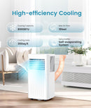 portable Air Conditioner, 10000 BTU Air Conditioner with Cooling, Fan, Dehumidifier, Sleep Mode, ≤55 db, Cooling up to 450 Sq. Ft. with 24H Timer