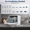 Portable Dishwasher Countertop with 6 Washing modes DW8306