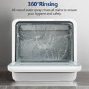 Portable Dishwasher Countertop with 6 Washing modes DW8306