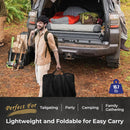 Portable Grill Prep Table with Adjustable and Folding Legs, 304 Stainless Steel BBQ Grill Stand for Tabletop Griddle and Pizza Oven T0124SA