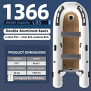 Portable Inflatable Dinghy Boat Kit With Accessories (SAK93784)