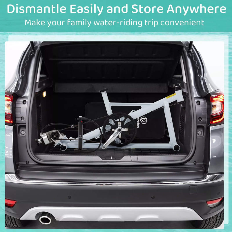 Portable Inflatable Water Marine Pedal Water Bike Kit With Accessories (SAK61284)