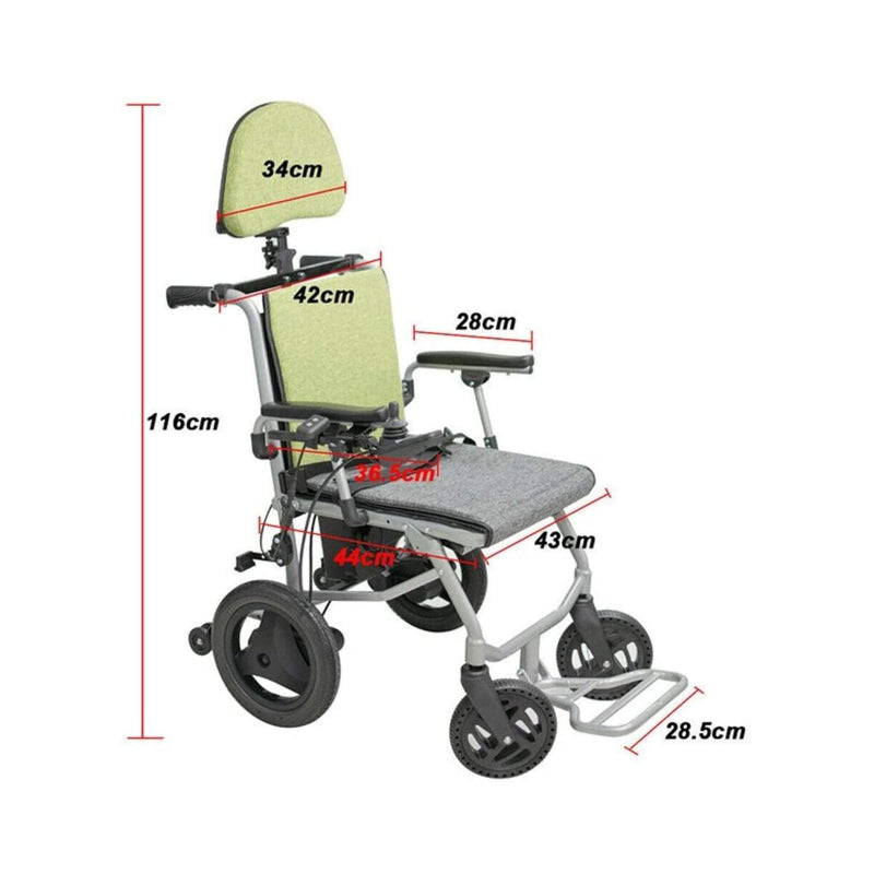 Portable Lightweight Electric Foldable Power Wheelchair, 24V (SAK23410)