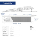 18,000 lb. Capacity Portable Loading Dock Ramps Yard Ramp