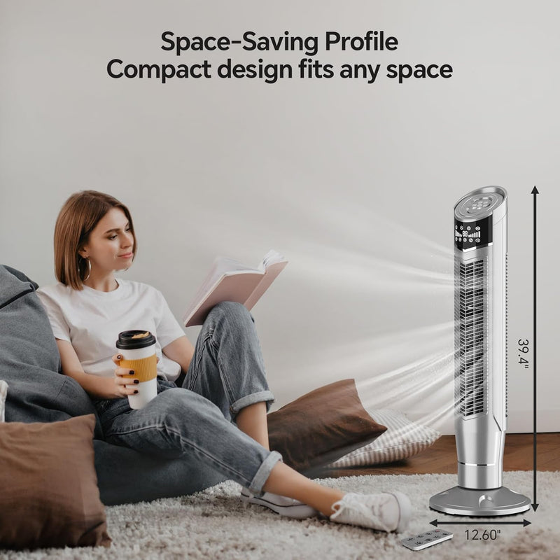 Portable Oscillating Tower Fan