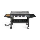 Portable Outdoor 4 Burner Propane Flat Top Gas Grill W/ Wheels, 60K BTU (SAK66104) by SAKSBY.com