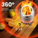 Portable Outdoor Fire Pit with Stand, Low Smoke Burning Tabletop Fire Pit Fuel