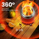 Portable Outdoor Fire Pit with Stand, Low Smoke Burning Tabletop Fire Pit Fuel