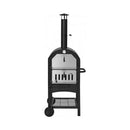 Portable Outdoor Wood Fired Pizza Oven W/ Pizza Stone & Waterproof Cover (SAK82635) by SAKSBY.com