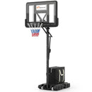 Portable Basketball Hoop with 4.6 to 10 Feet 10-Level Height Adjustable by LJGDeals