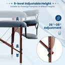 Portable Folding Massage Table with Carrying Case-Navy by LJGDeals