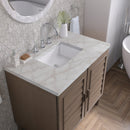 James Martin Portland 36" Single Bathroom Vanity, Whitewashed Walnut