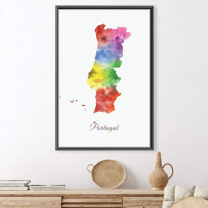 Portugal Rainbow Canvas