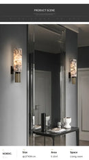 GobekUsa Copper Alabaster Wall Lamp: Post-Modern High-End Bedroom Lighting