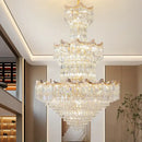 GobekUsa Crystal Duplex Chandelier: Post-Modern Luxury Living Room Club Villa Lighting