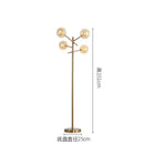 GobekUsa Glass Bubble Ball LED Floor Lamp Post-modern Nordic Magic Bean Design