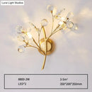 GobekUsa Post Modern Luxury Branch Style Crystal LED Wall Lamp