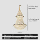 GobekUsa Light Luxury Crystal Chandelier - Post-modern Bedroom Dining Room Living Room Elegant Design