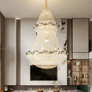GobekUsa Light Luxury Crystal Chandelier - Post-modern Bedroom Dining Room Living Room Elegant Design